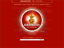 Tablet Screenshot of kiranmayee.in